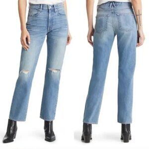 SLVRLAKE Denim Stella High Rise Straight Leg Jeans Badlands Women's Size 24